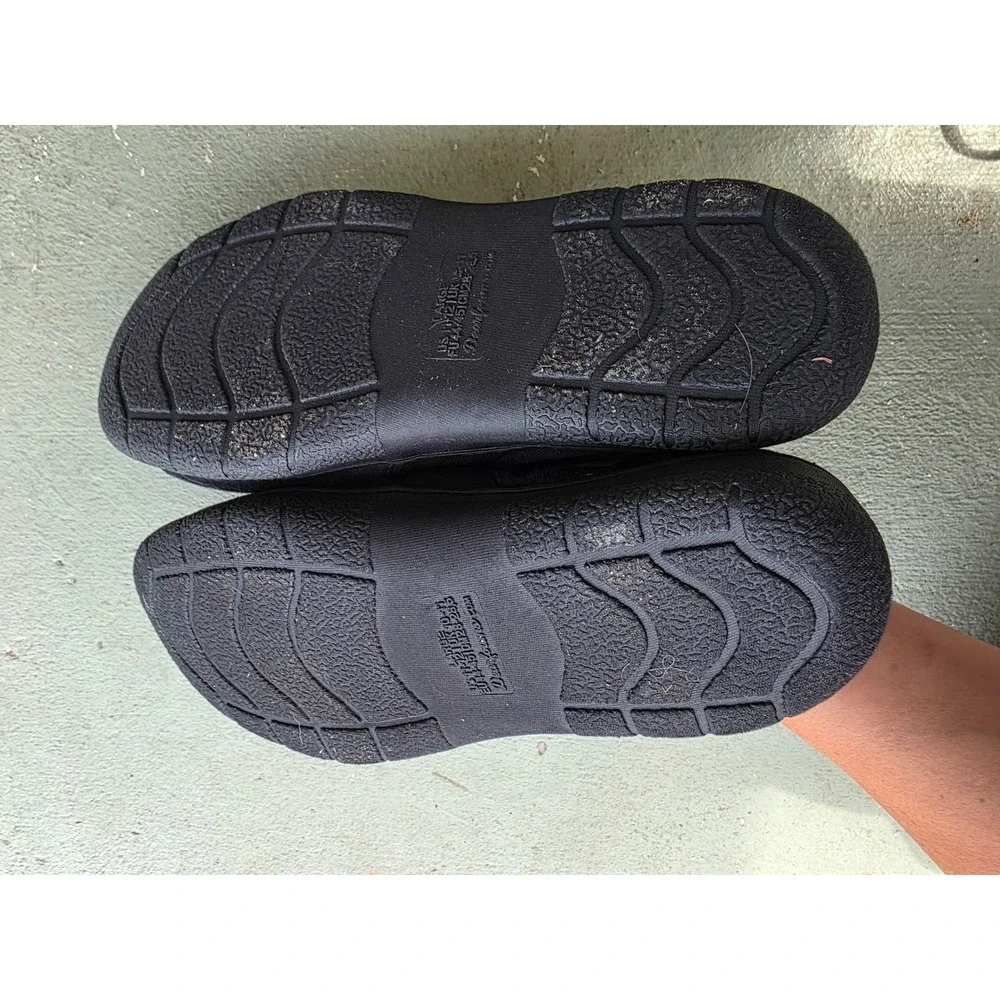 Dearfoams‎ Cozy Comfort Mens Slippers Navy Blue Microsuede Loafers Size L 11-12